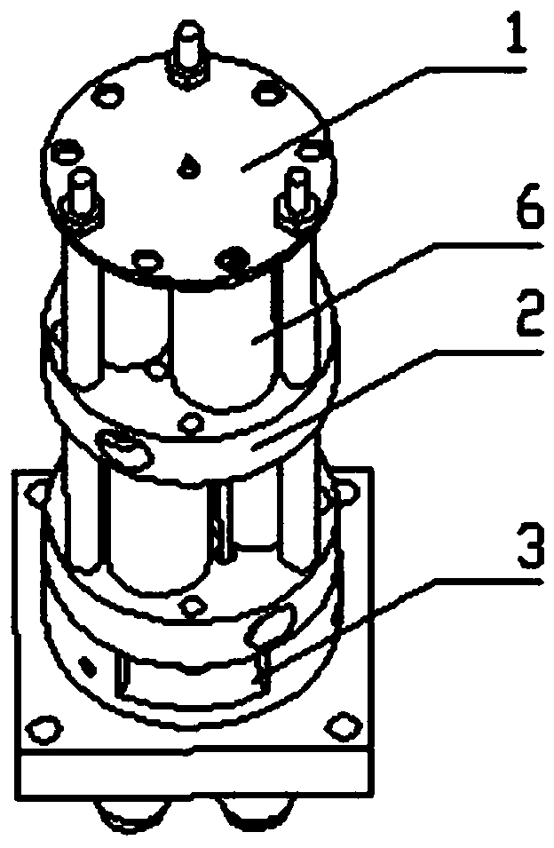 Miniaturized high-frequency single-pole six-throw coaxial mechanical and electrical switch