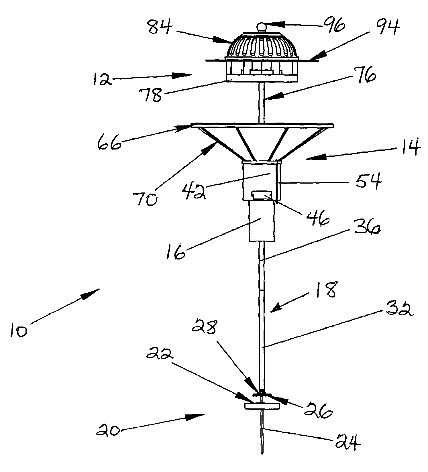 Recycling bird seed feeder