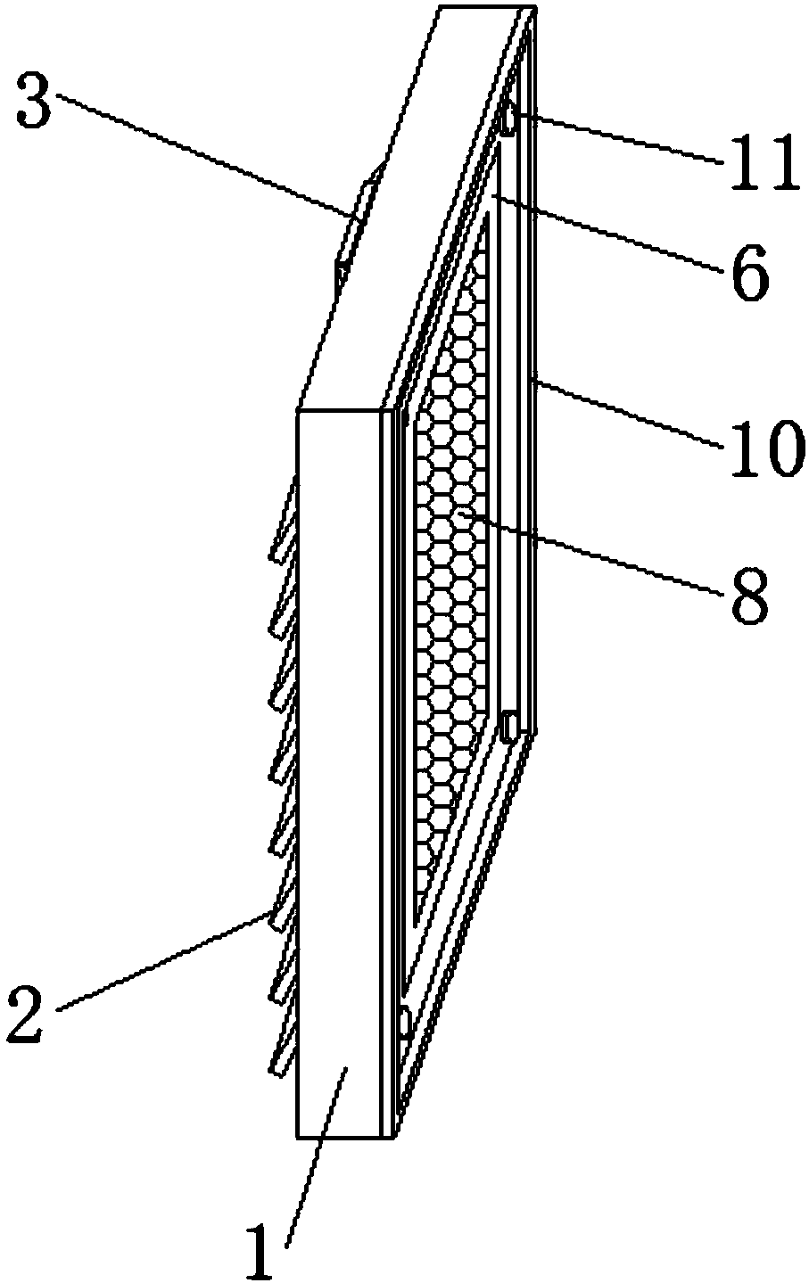 Air conditioner air outlet louver used for agricultural locomotive