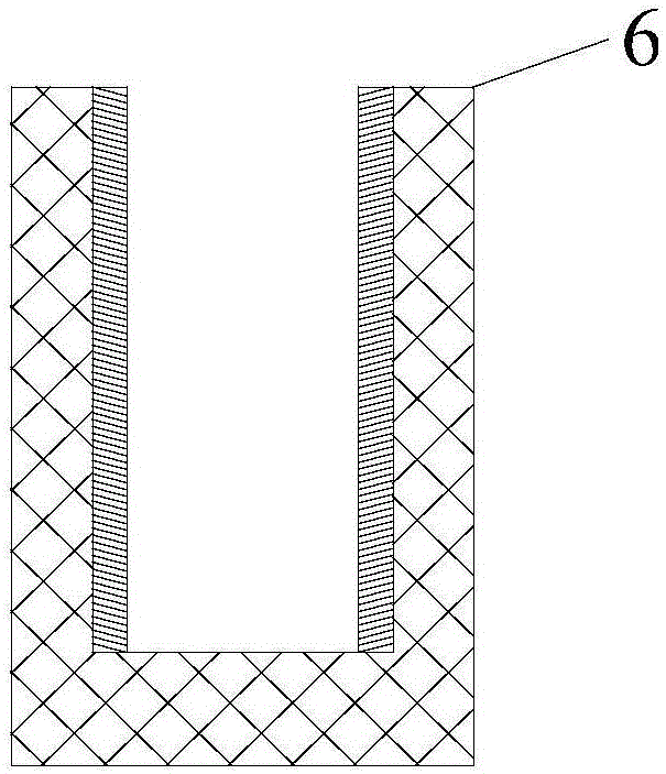 Construction method of reinforced concrete support structure of diaphgram wall retaining foundation pit