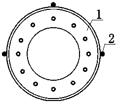 Tubular pile body butt joint construction method