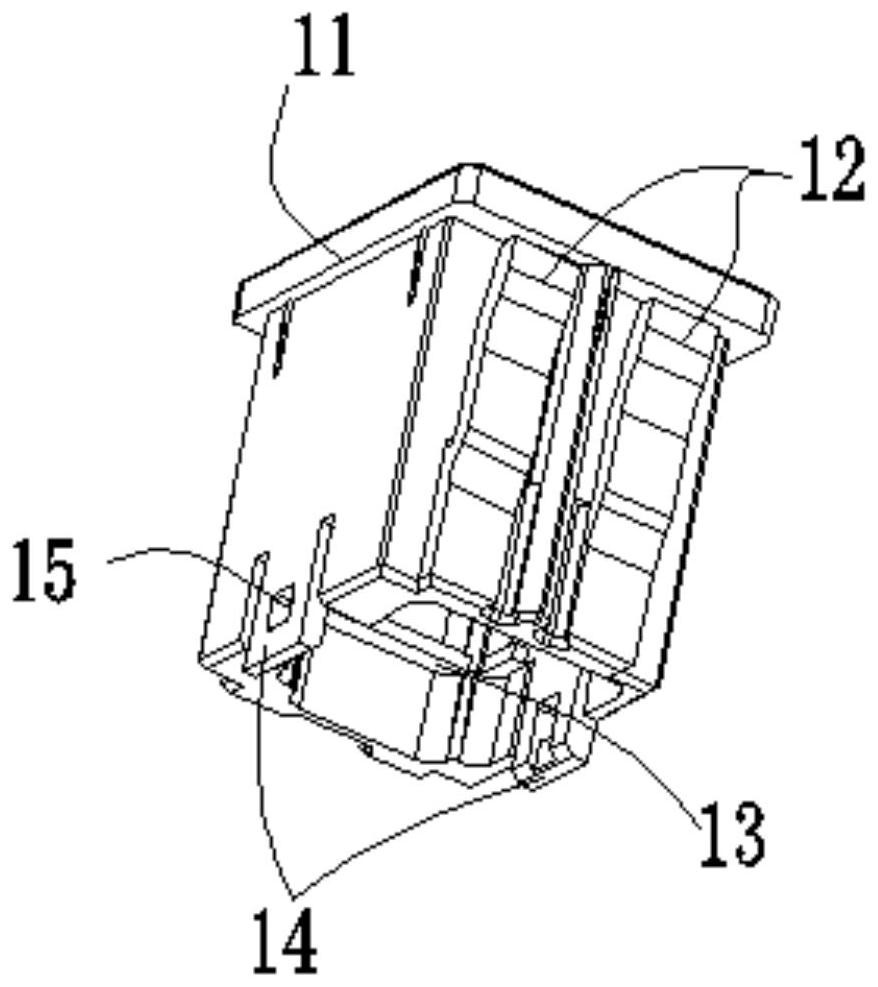 Connector with split type installation structure