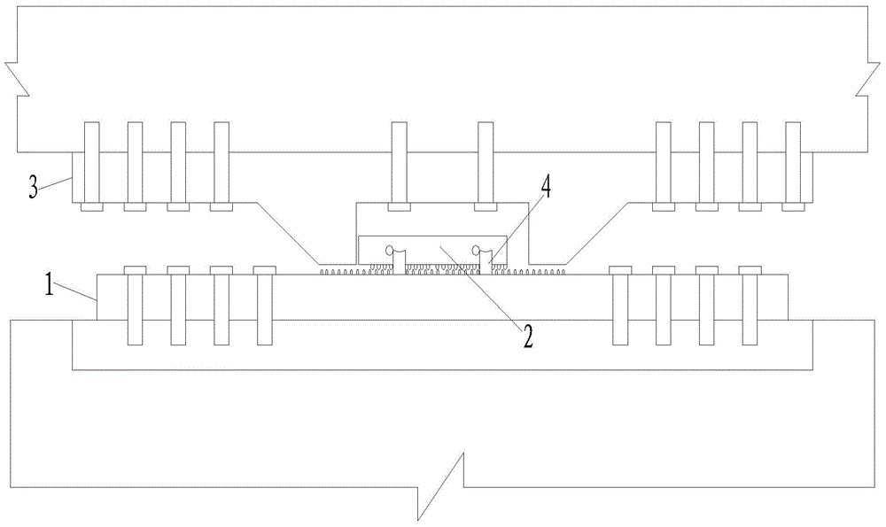 A shock absorbing device for self-locking connection system of continuous girder bridge