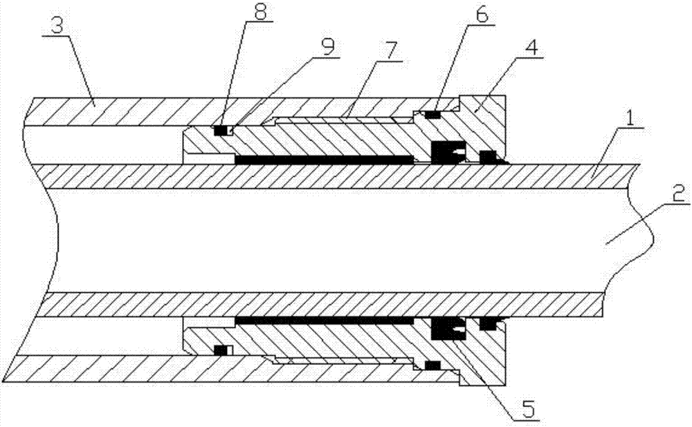 A hollow piston rod assembly preventing contamination of hydraulic oil