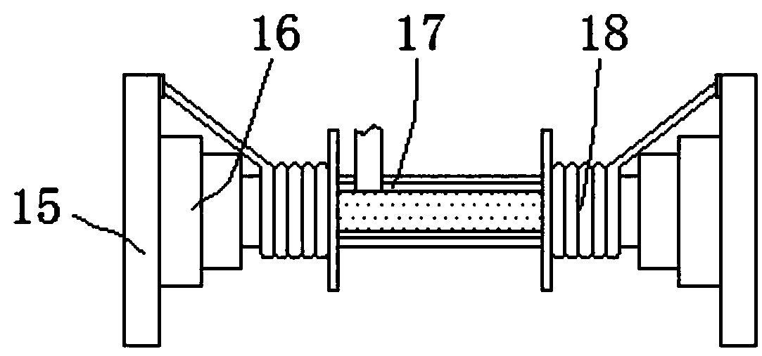 A water-proof and dust-proof transmission device for cable maintenance