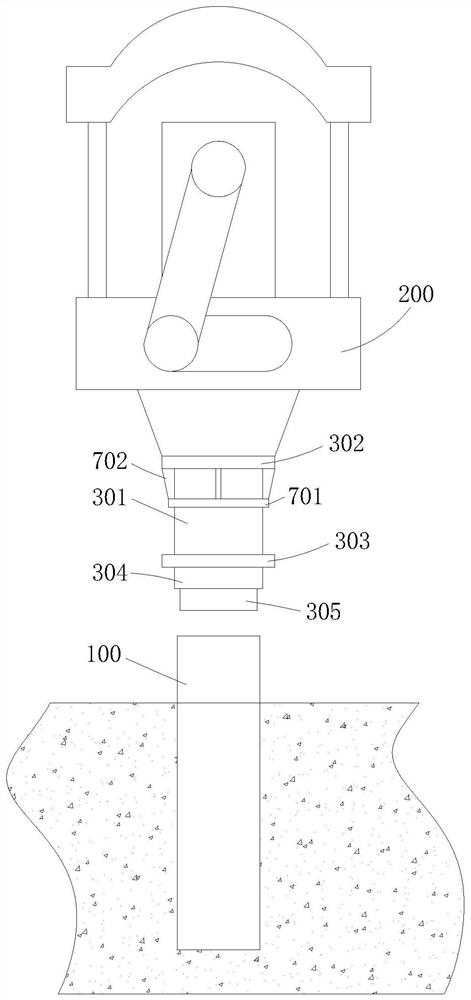 Construction method for relieving pouring guide pipe blocking