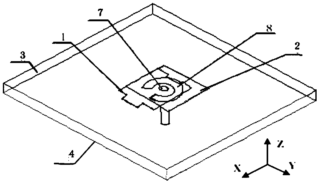 Broadband low-profile microstrip patch antenna based on complementary split ring resonator