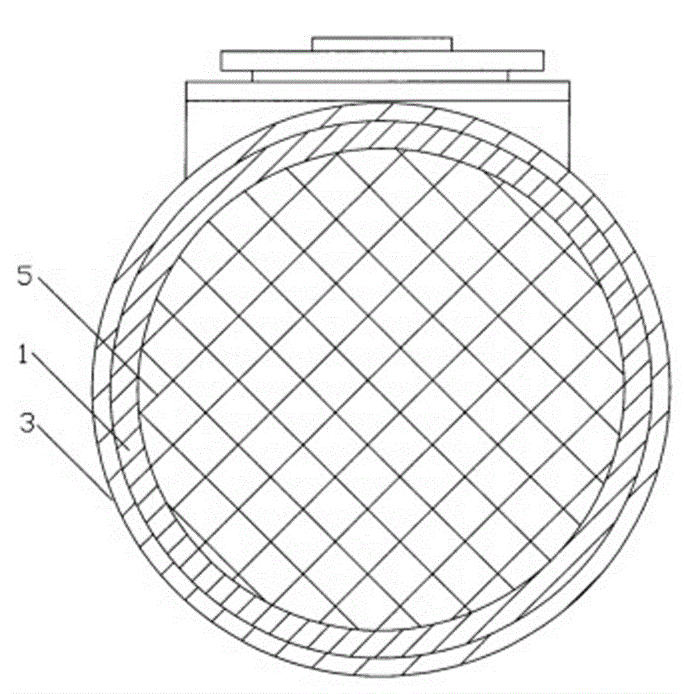 Cylindrical corrugated rainwater collecting module