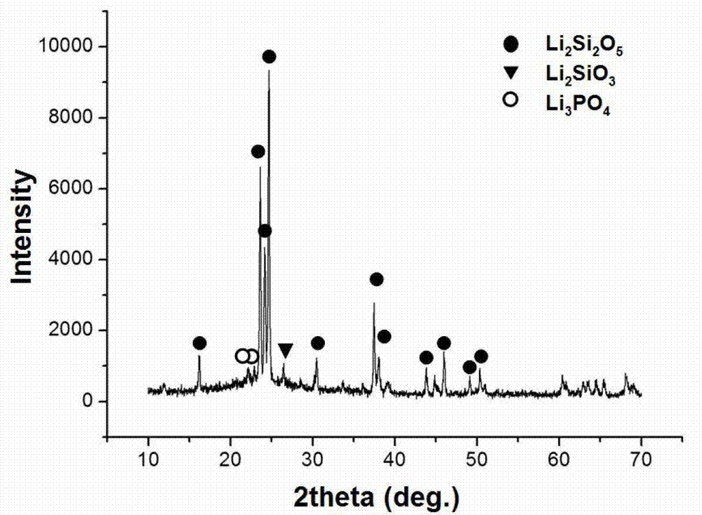 Glass ceramic for making dental prosthesis and preparation method thereof