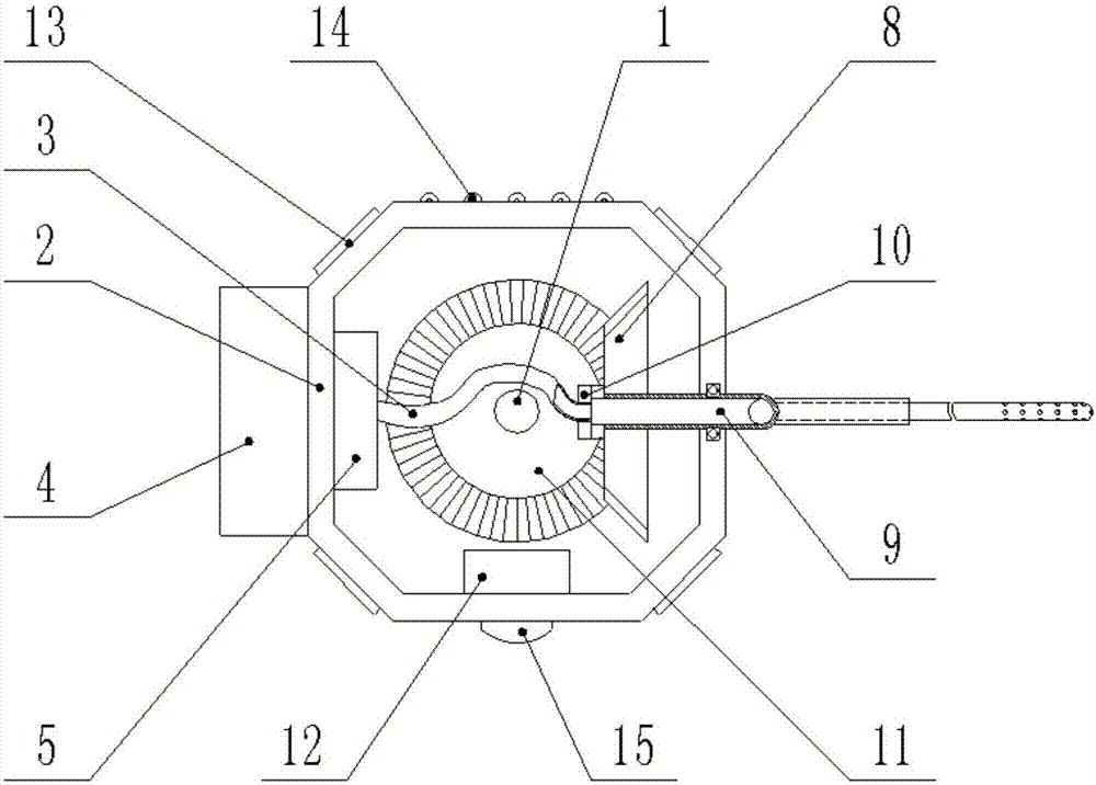 Novel bird repelling device for distribution line tower