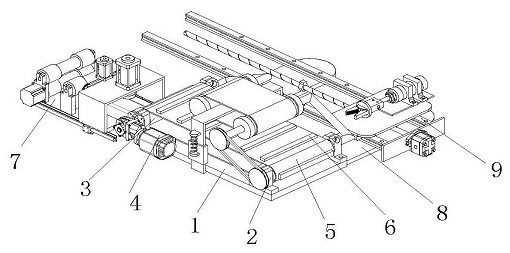 Full-automatic grinding machine feeding device