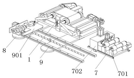 Full-automatic grinding machine feeding device