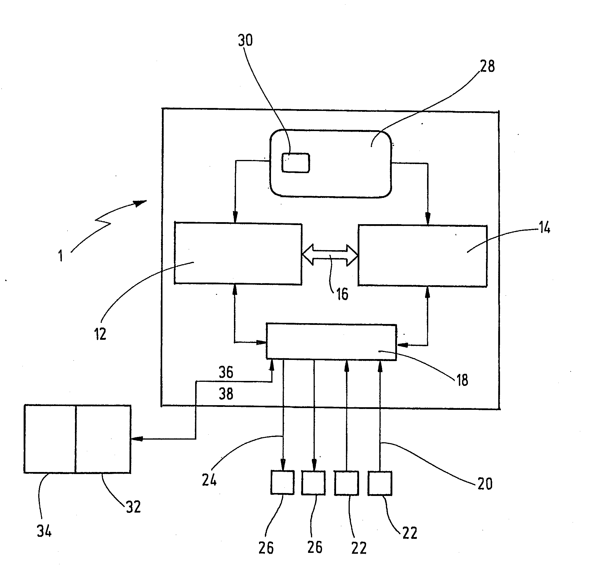 Safety controller having a removable data storage medium