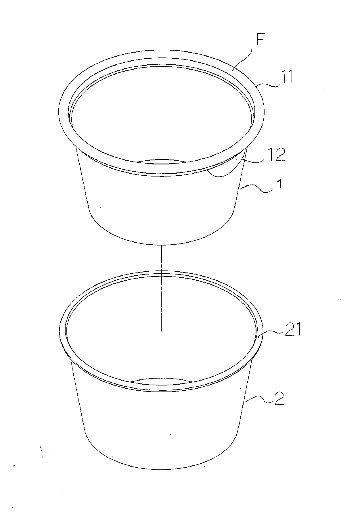 Composite cup structure