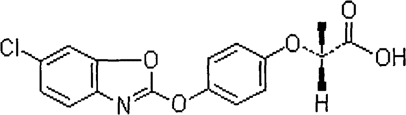 A kind of herbicidal composition containing bentazone, metazetam and fenoxaprop-p-ethyl and its application