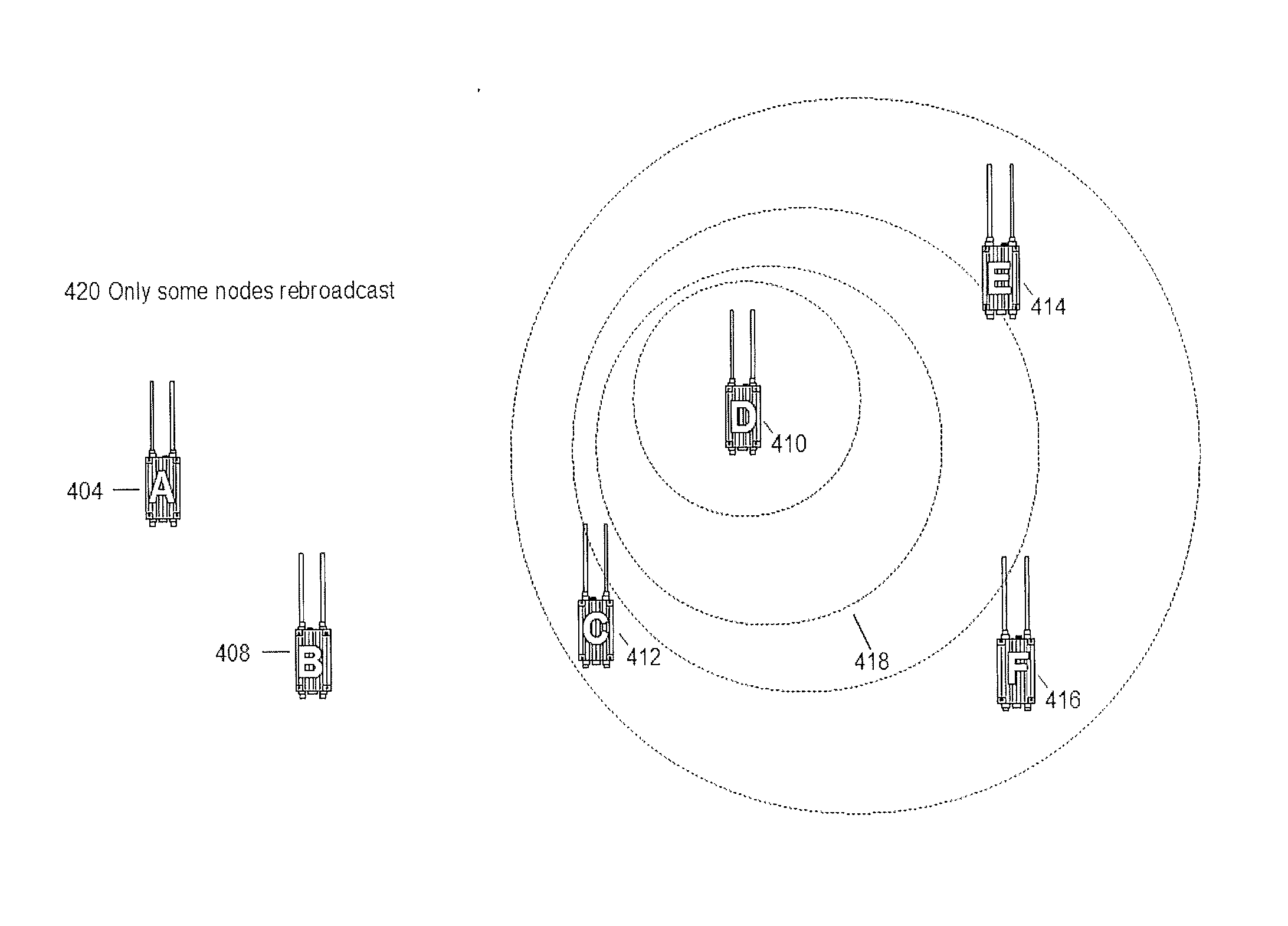 System and method for multicast over highly mobile mesh networks