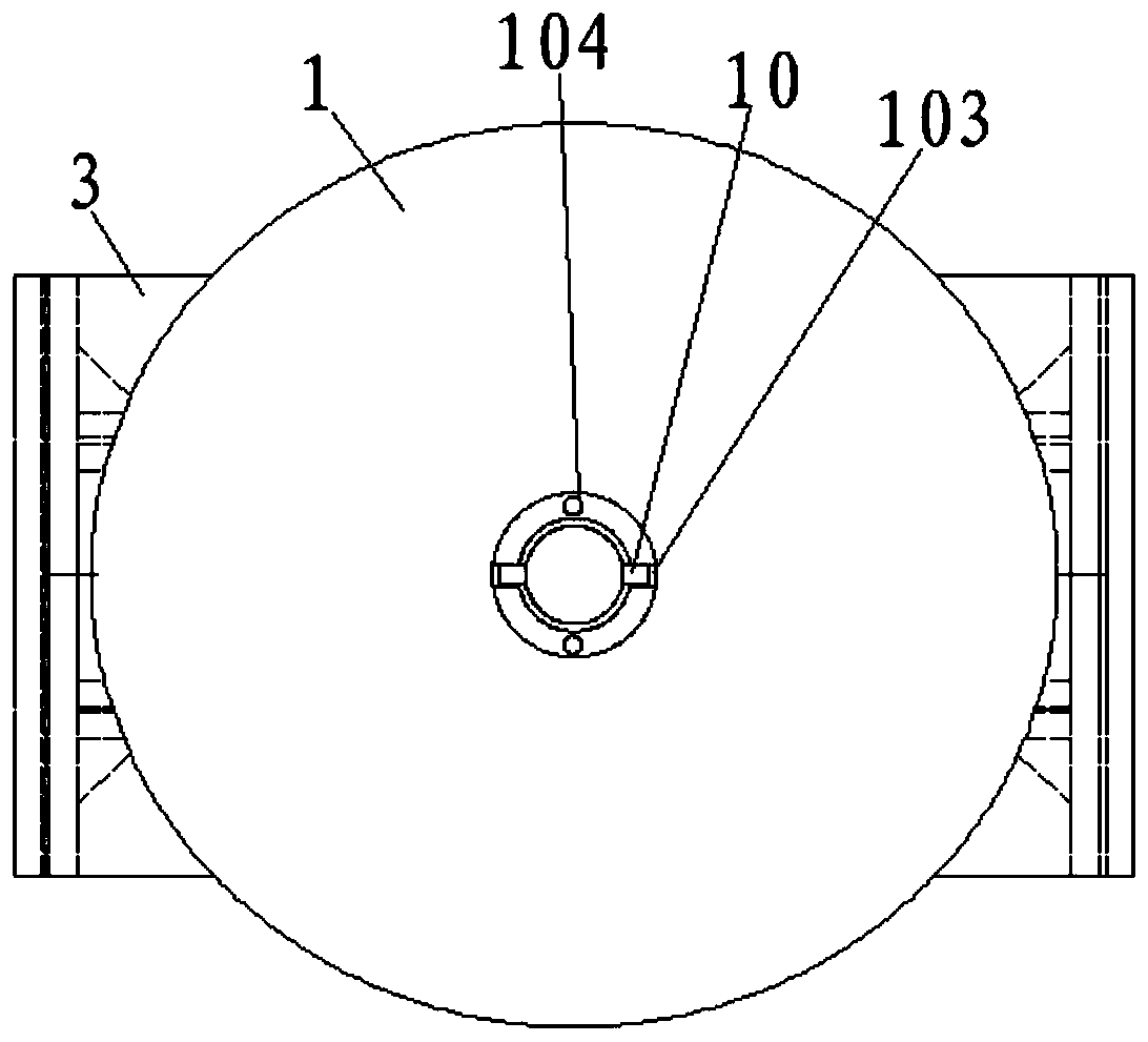 Steel wire rope rotating reel vehicle and use method thereof