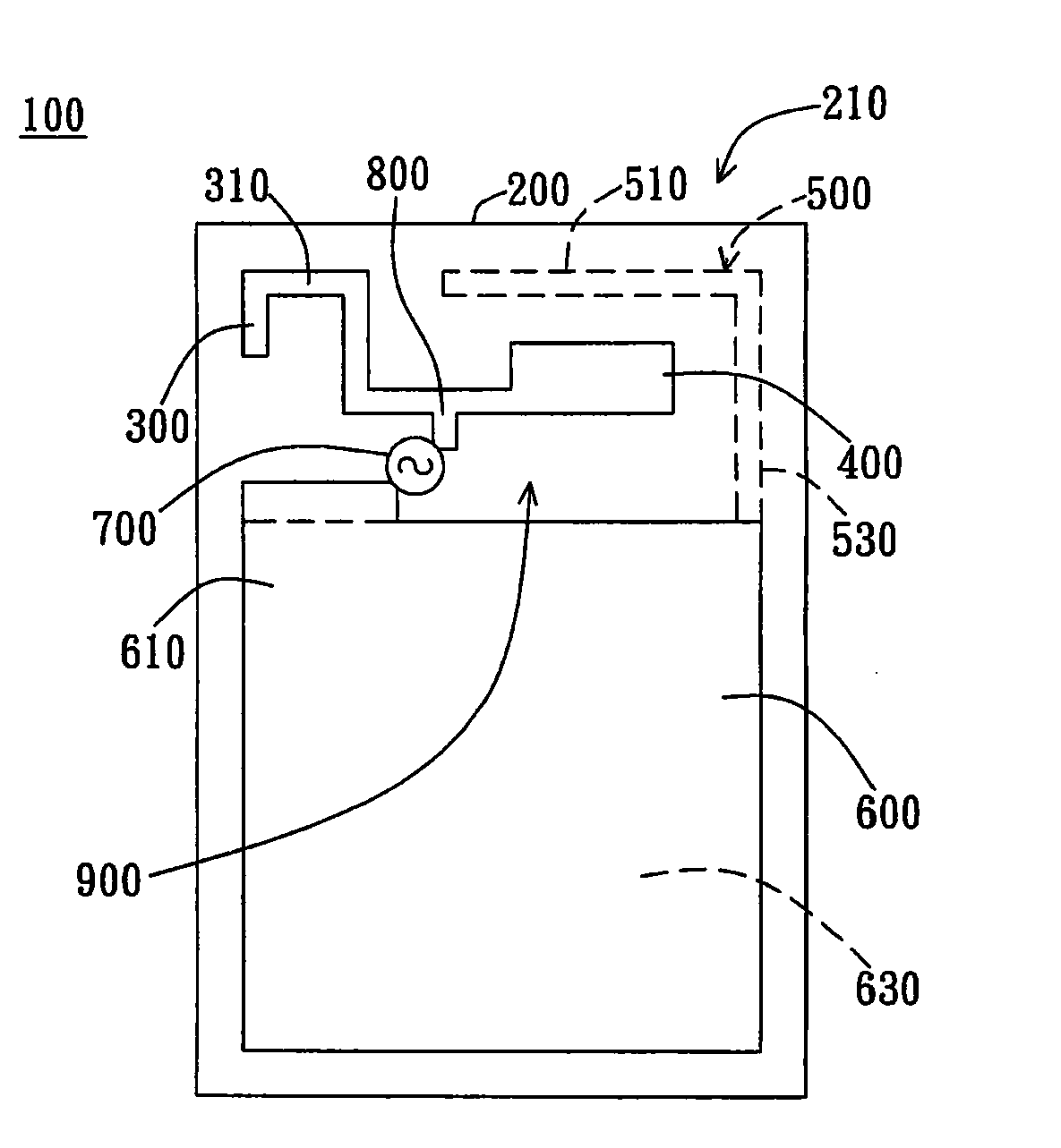 Wide-band planar antenna