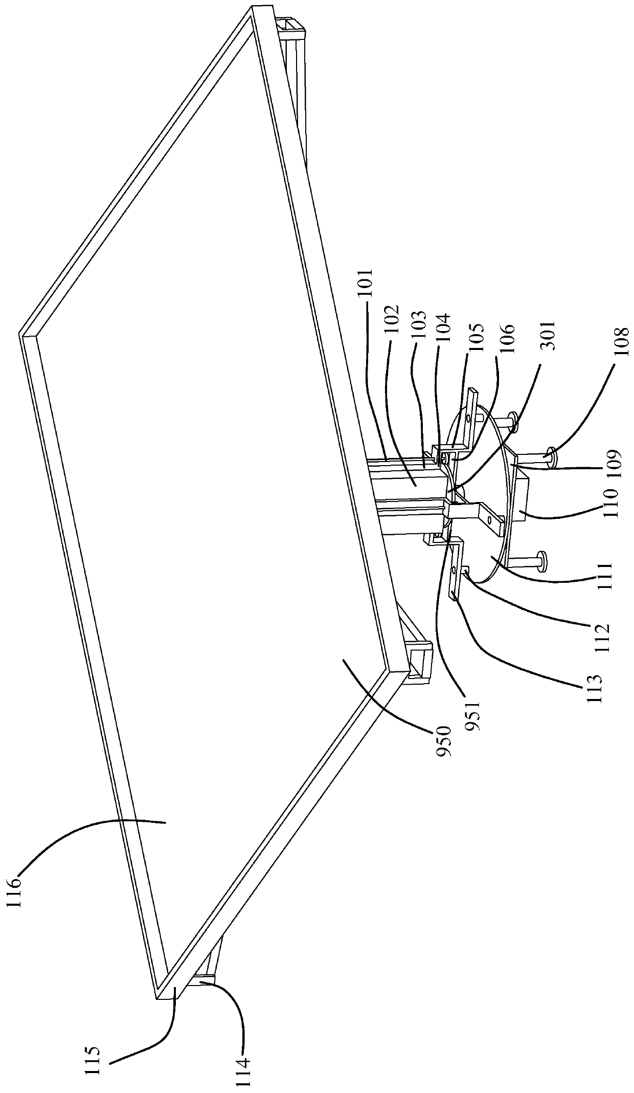 Folding cotton air-drying equipment