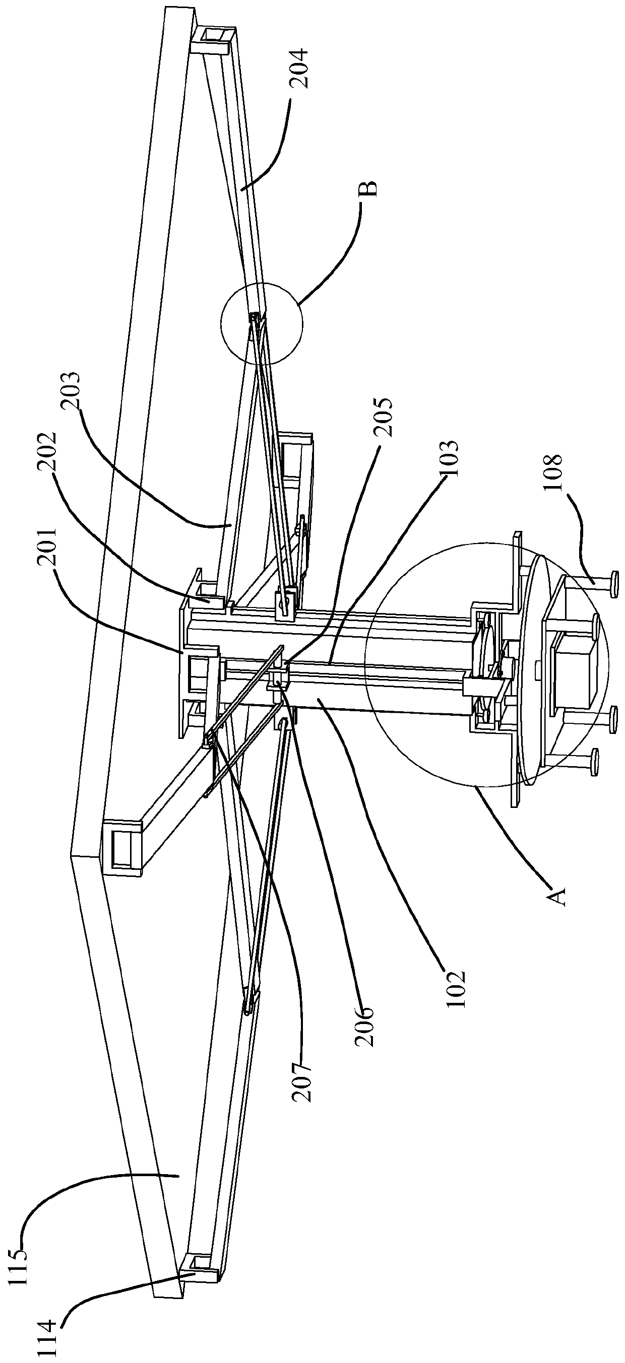 Folding cotton air-drying equipment