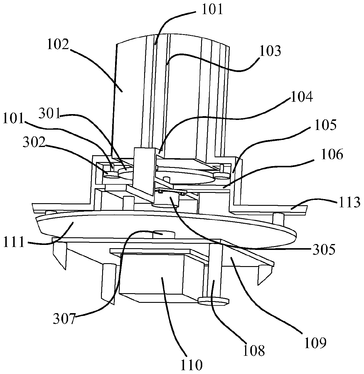 Folding cotton air-drying equipment