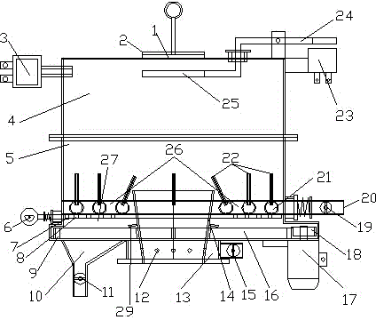 Biomass gasification furnace convenient for air inlet and ash discharge