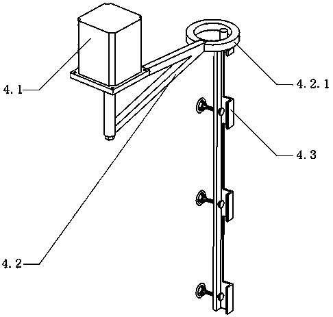 Automatic test device for durability of folding mechanism in use performance of folding bed