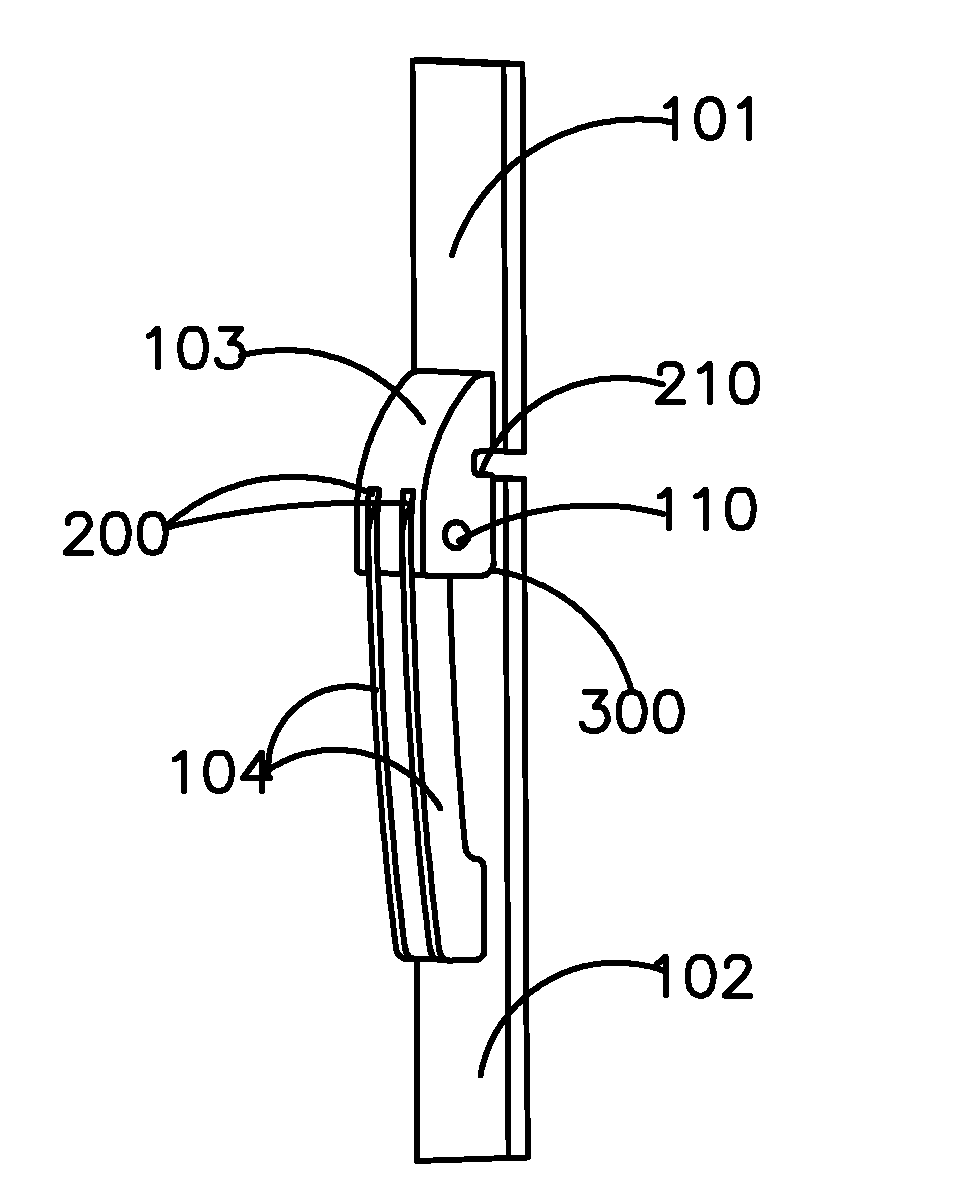 Double-pronged flex hinge mechanism for eyeglasses temple arms