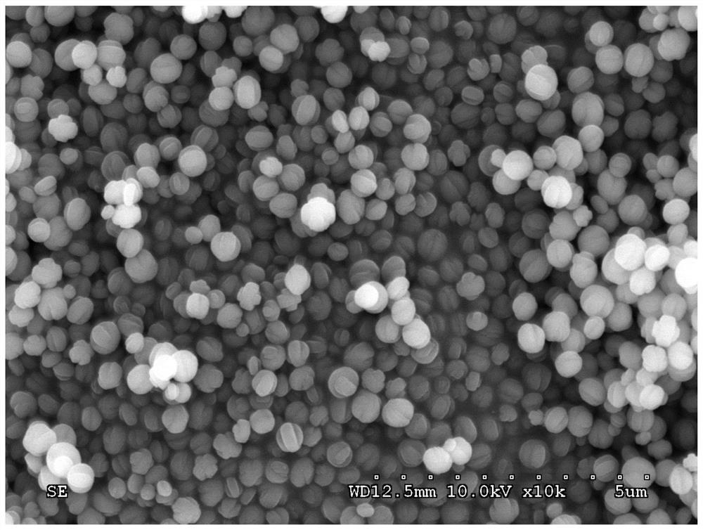 Preparation method of sphere-like porous silicon dioxide powder