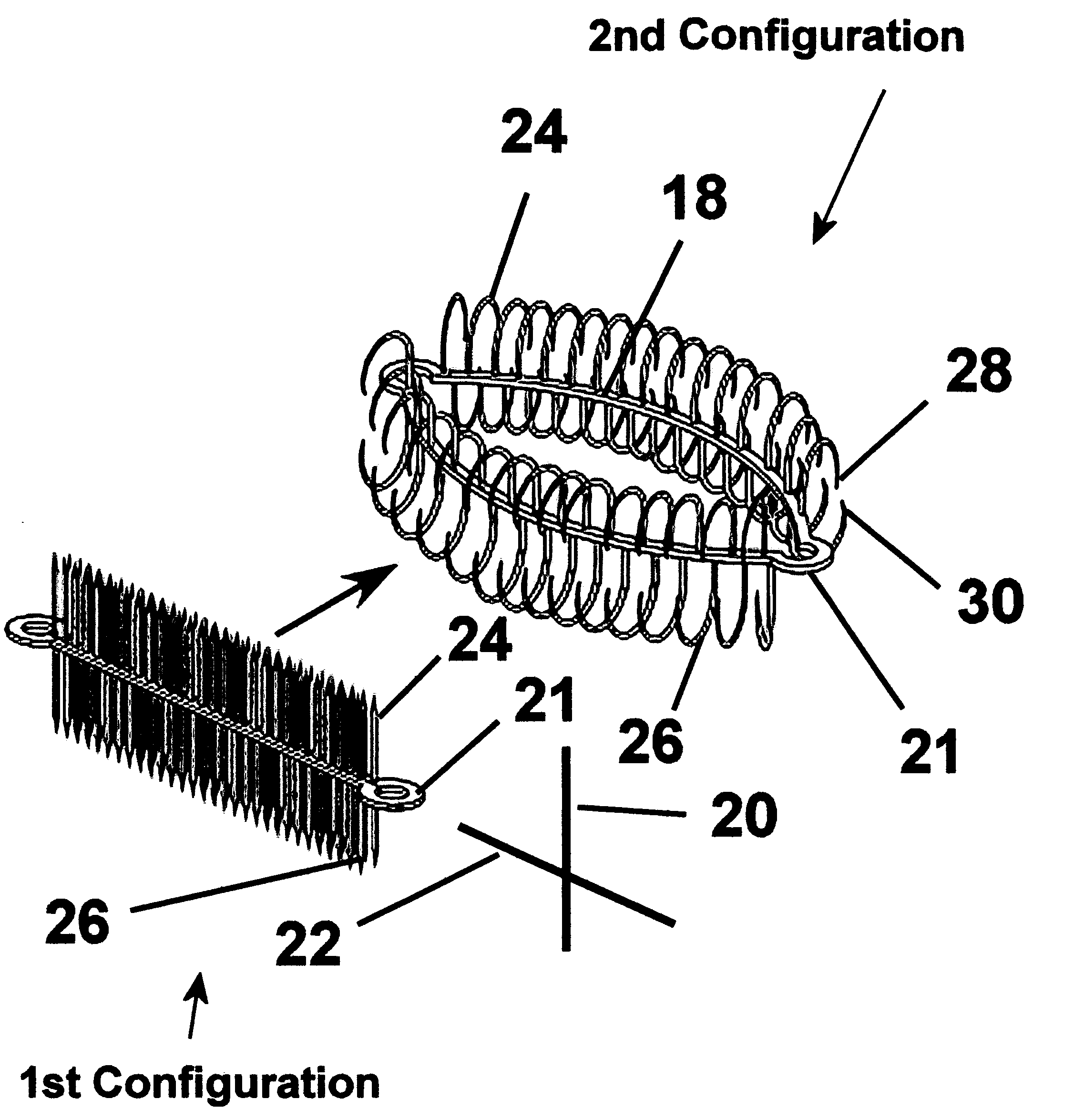 Fastener apparatus for tissue and methods of deployment and manufacture