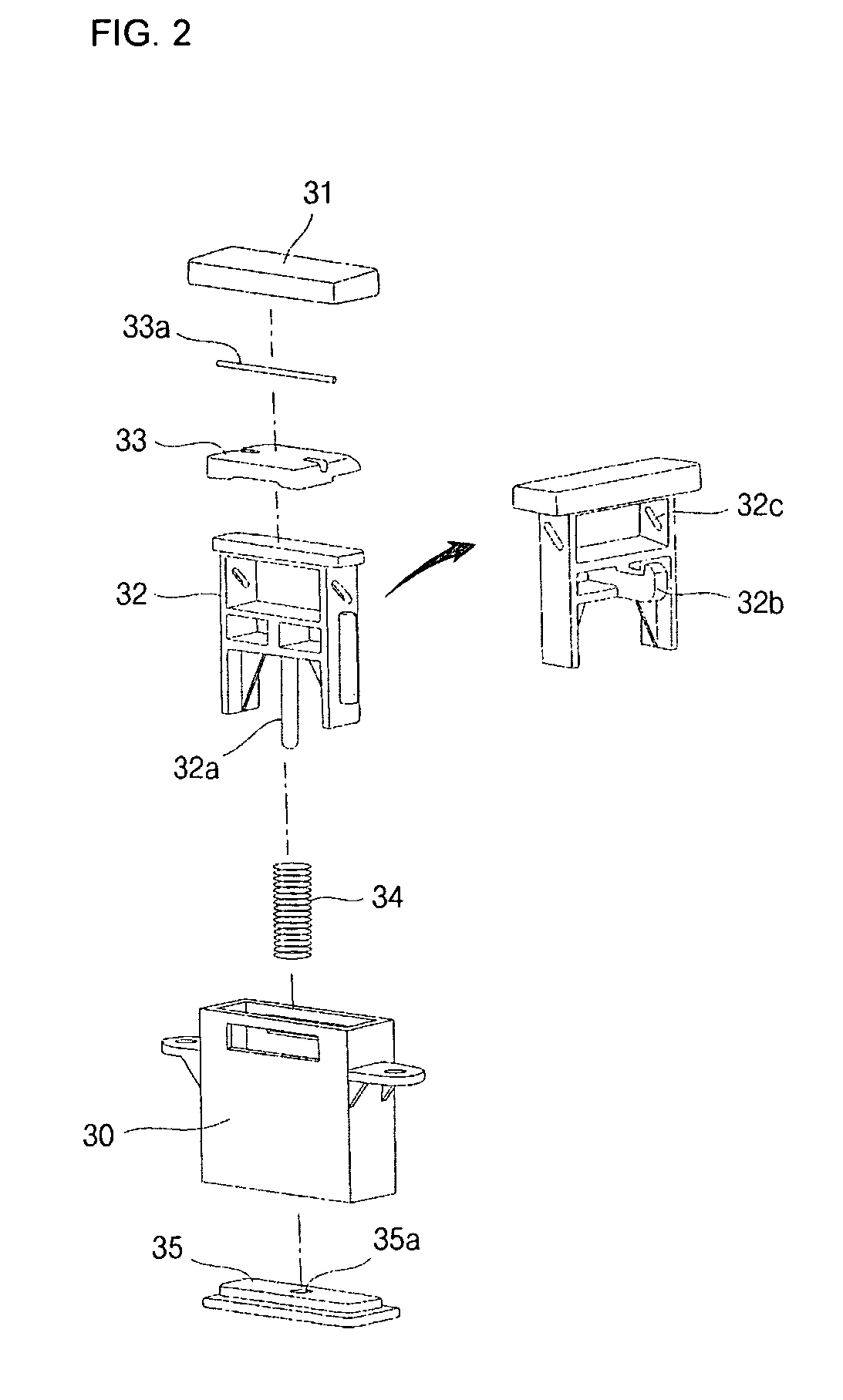 Locking device of tray for vehicle