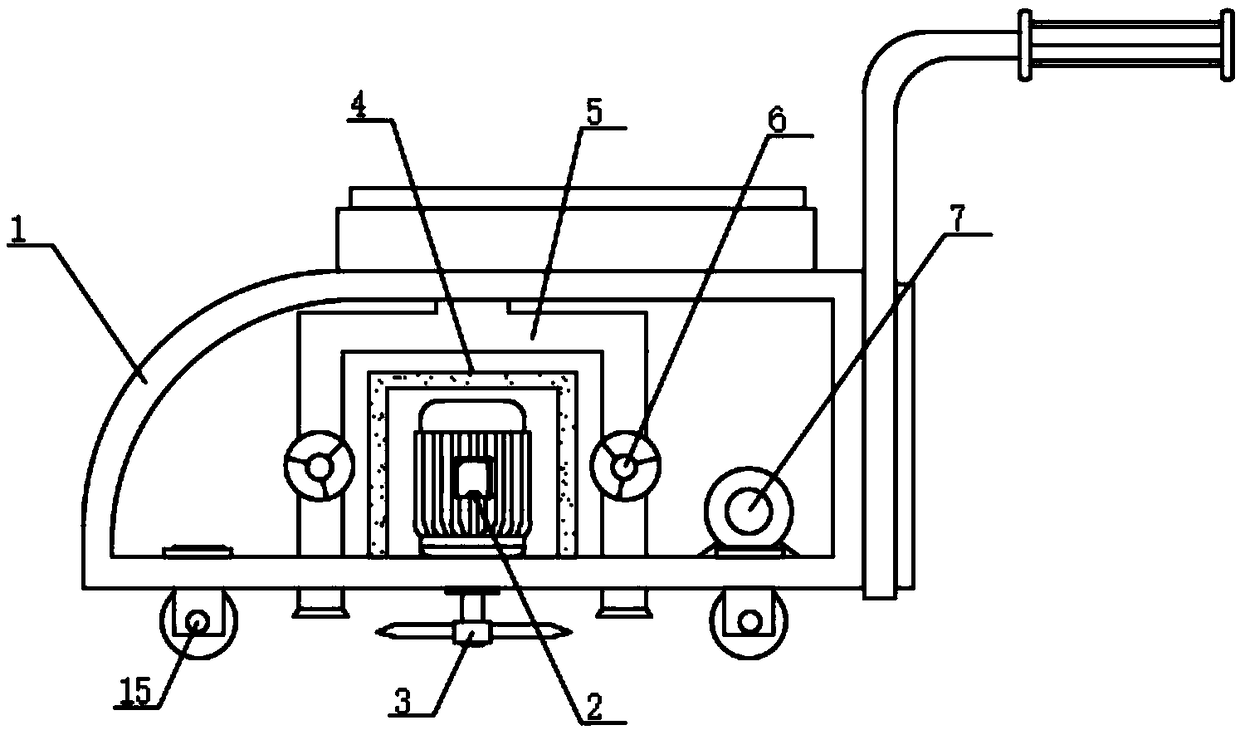 Lawn trimming machine for garden landscaping