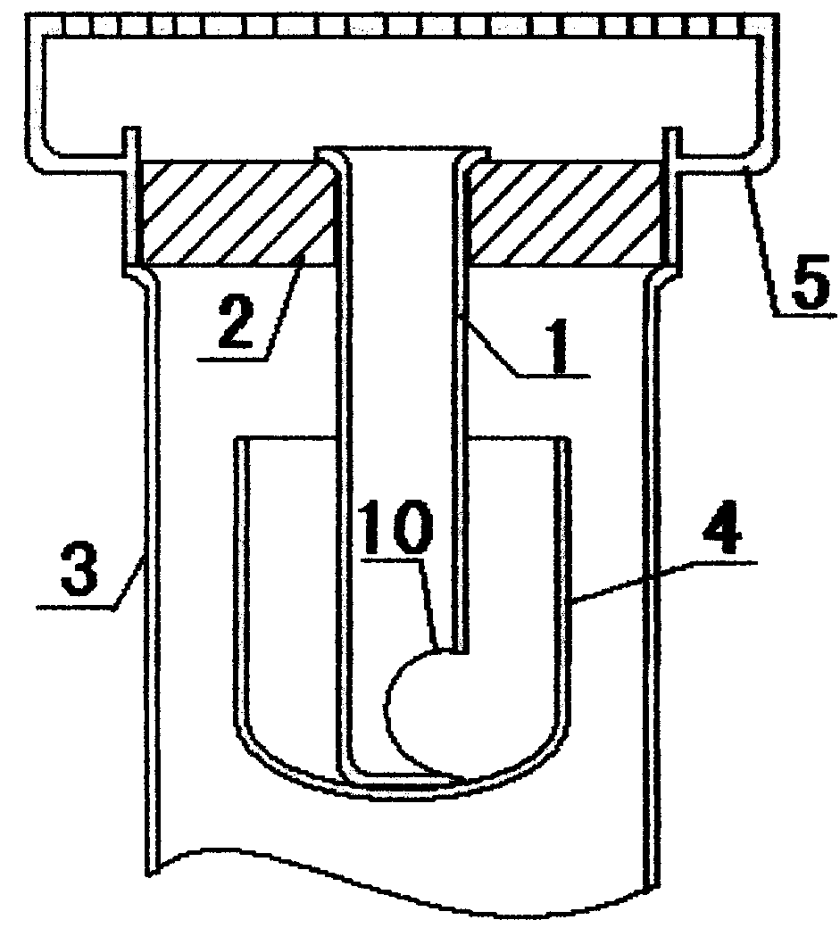 Anti-winding embedded water seal