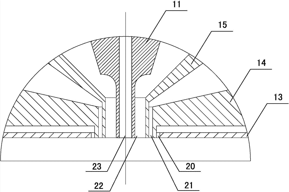 Technique for preparing synthetic gas from wet carbon dioxide by electrocatalysis