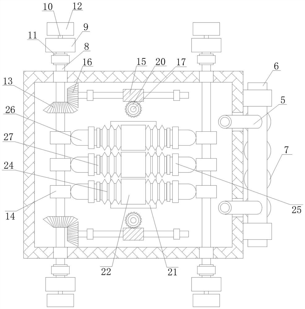 Novel ground moss removing device