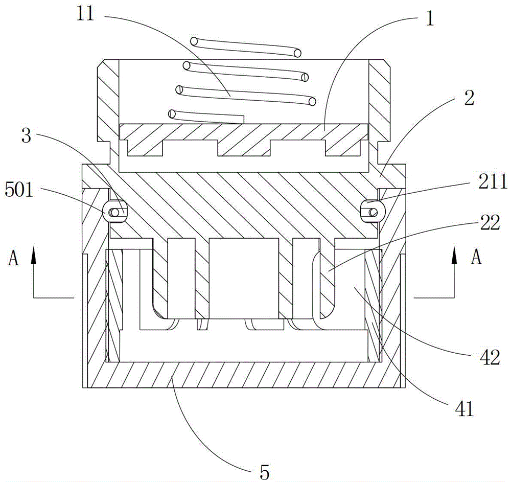 Flashlight and tail cover component thereof