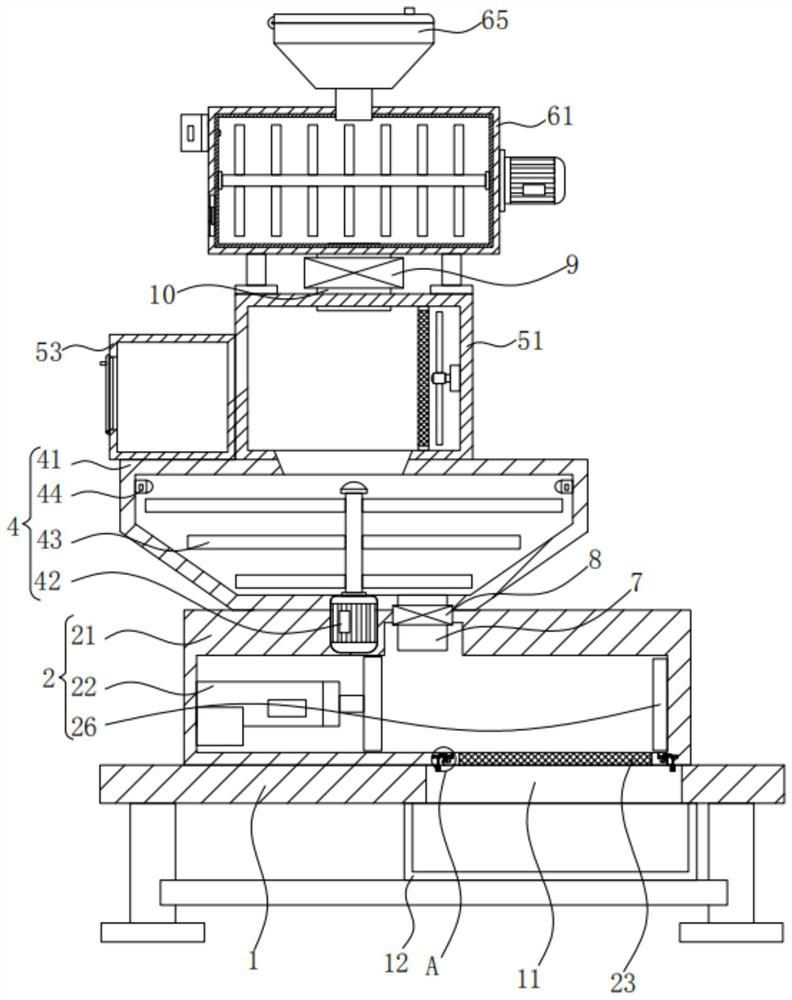 Camellia seed husking, squeezing and extracting equipment for rural areas