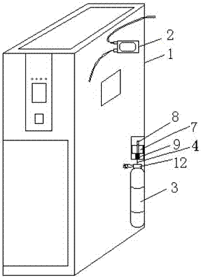 An electric vehicle charging pile with automatic control and fire extinguishing