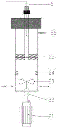 A leaching experimental device for in-situ leaching mining uranium