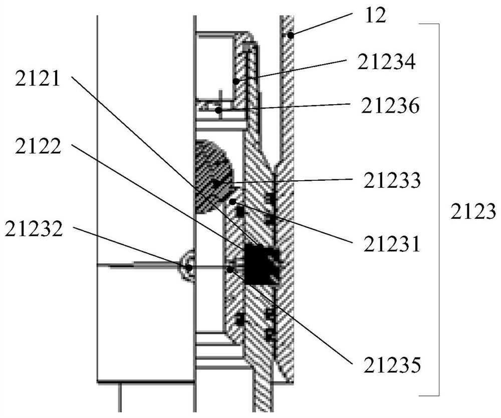 Gravel packing device and method for oil layer sand control