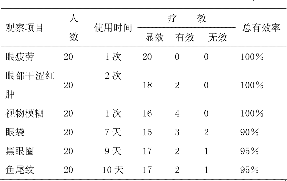 Eye protection Chinese medicinal composition with health care and treatment effects