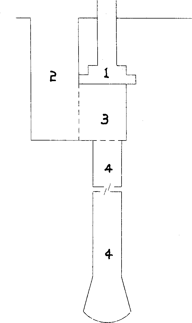 Guide pit type manual pot holing pile reinforing and underpinning method for building foundation and composite supporting pile