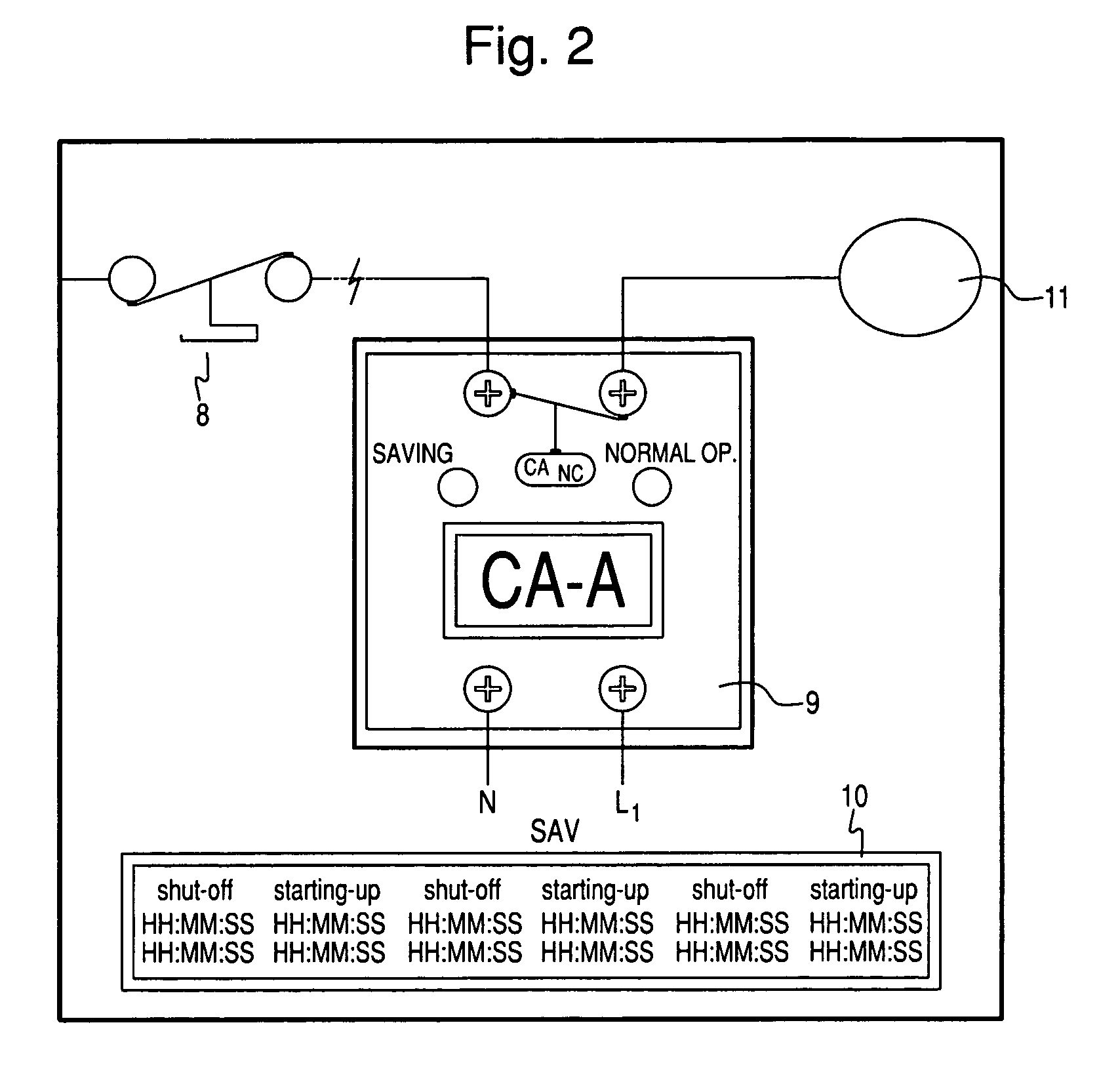 Electrical energy saving system