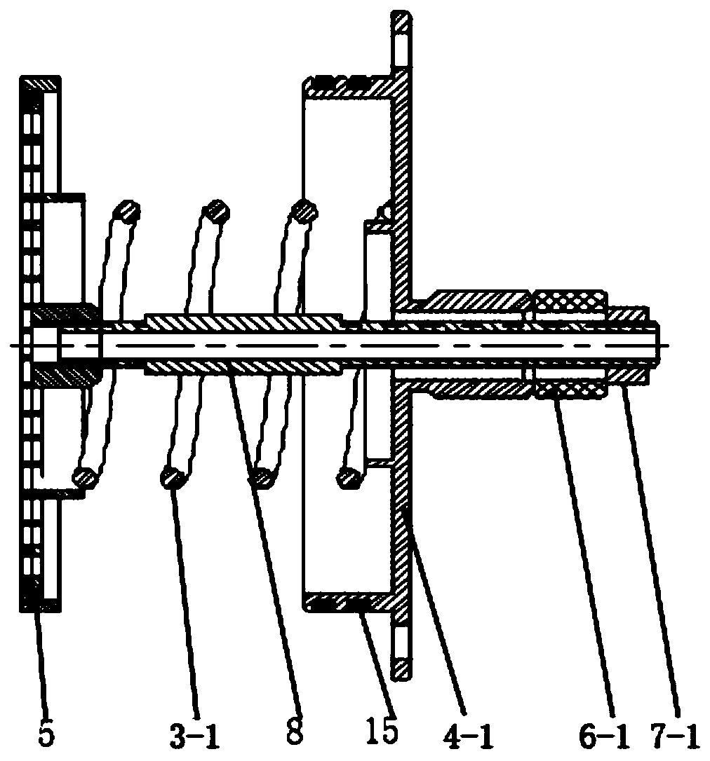 Filling device for resin