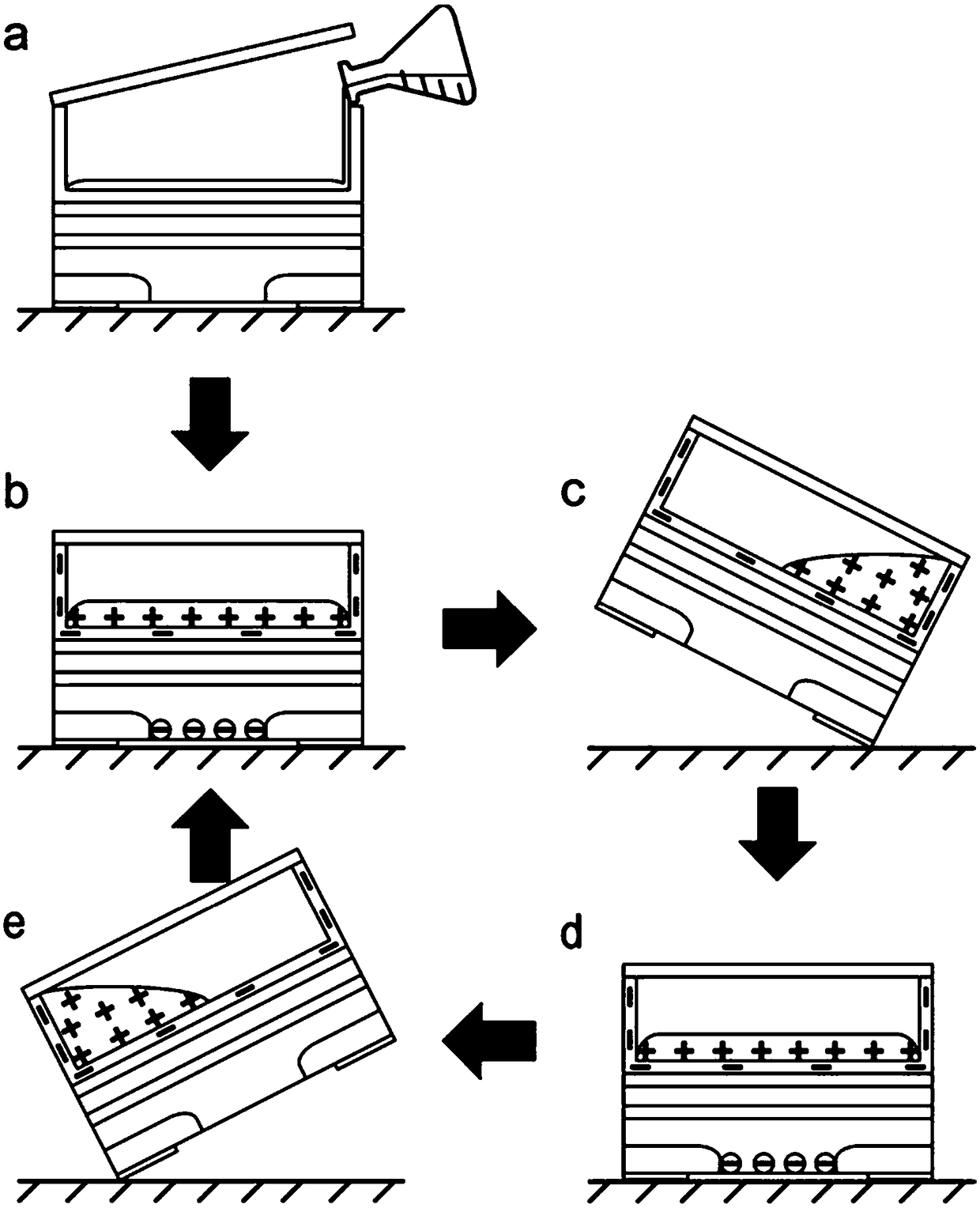 Liquid metal grid-controlled friction electronic transistor and electronic level meter