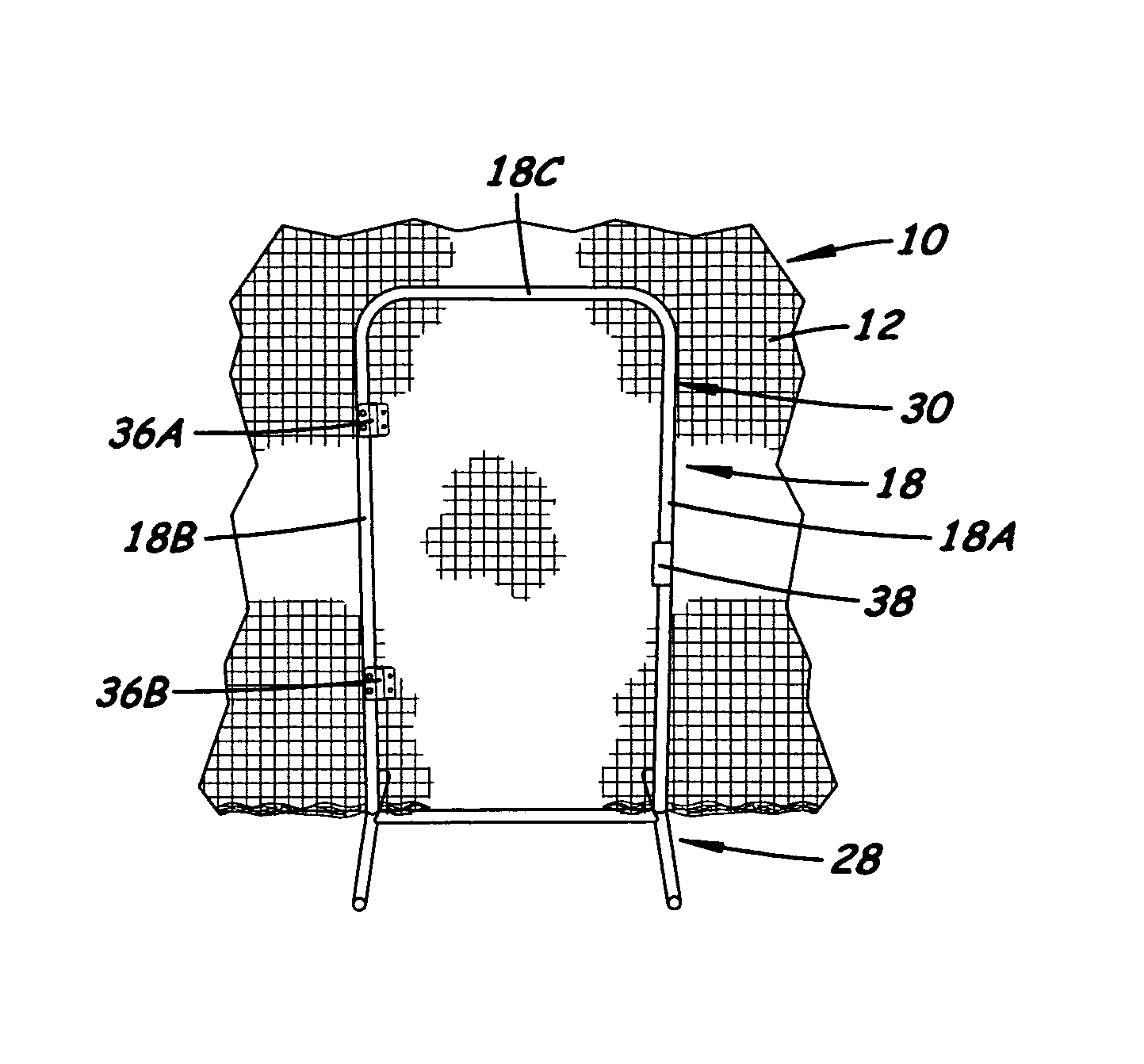 Access door unit and method of installing door unit