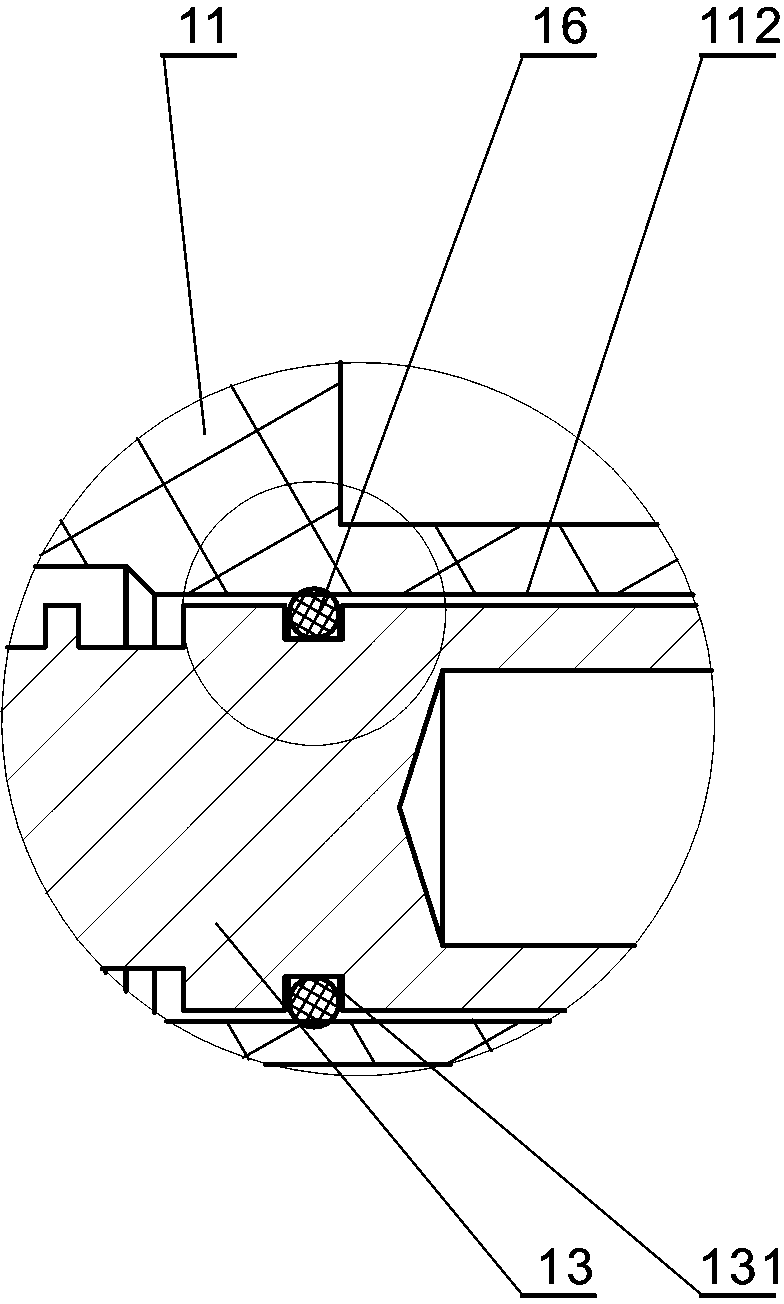 Detachable large-current connector