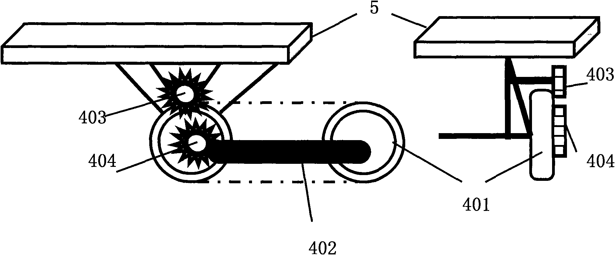 Vehicle capable of leaping onto roofs and vaulting over walls