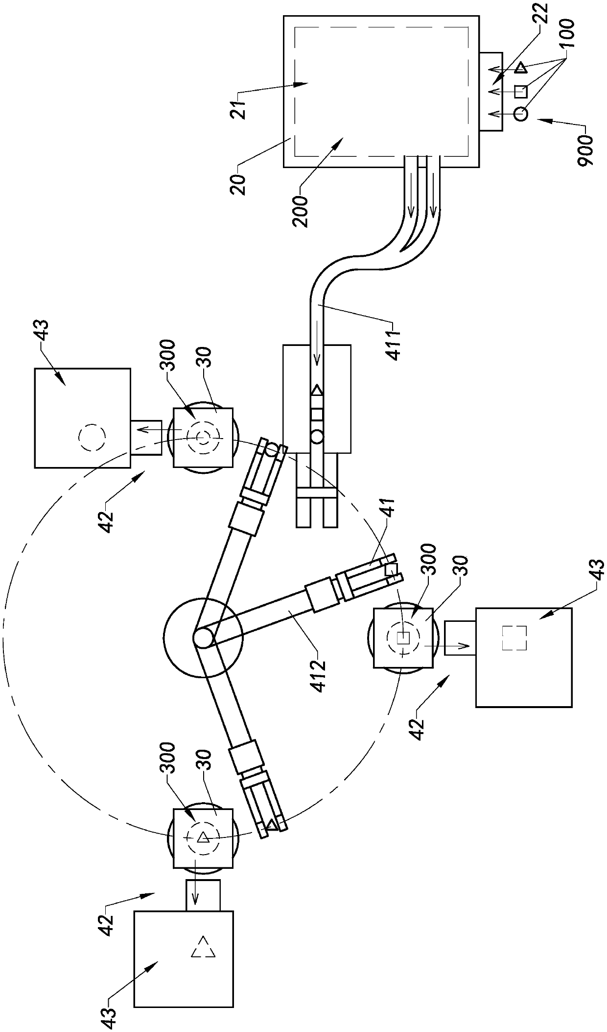 Forging and pressing production system