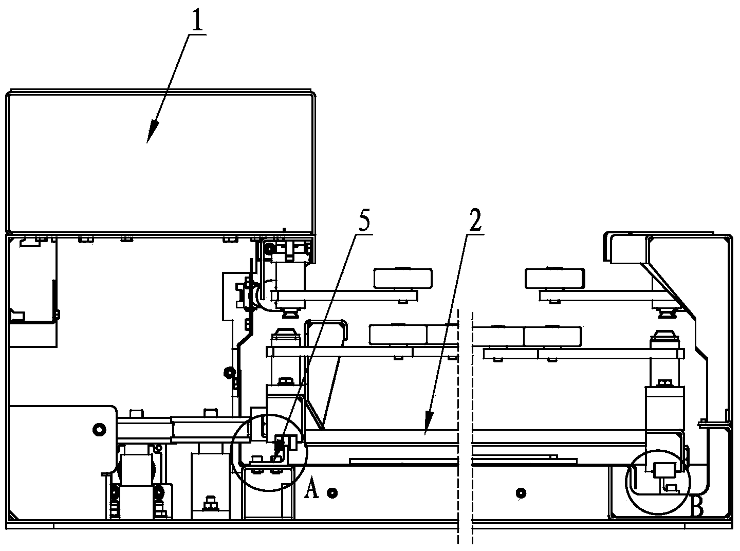 Creeling transmission mechanism for coiler of carding machine